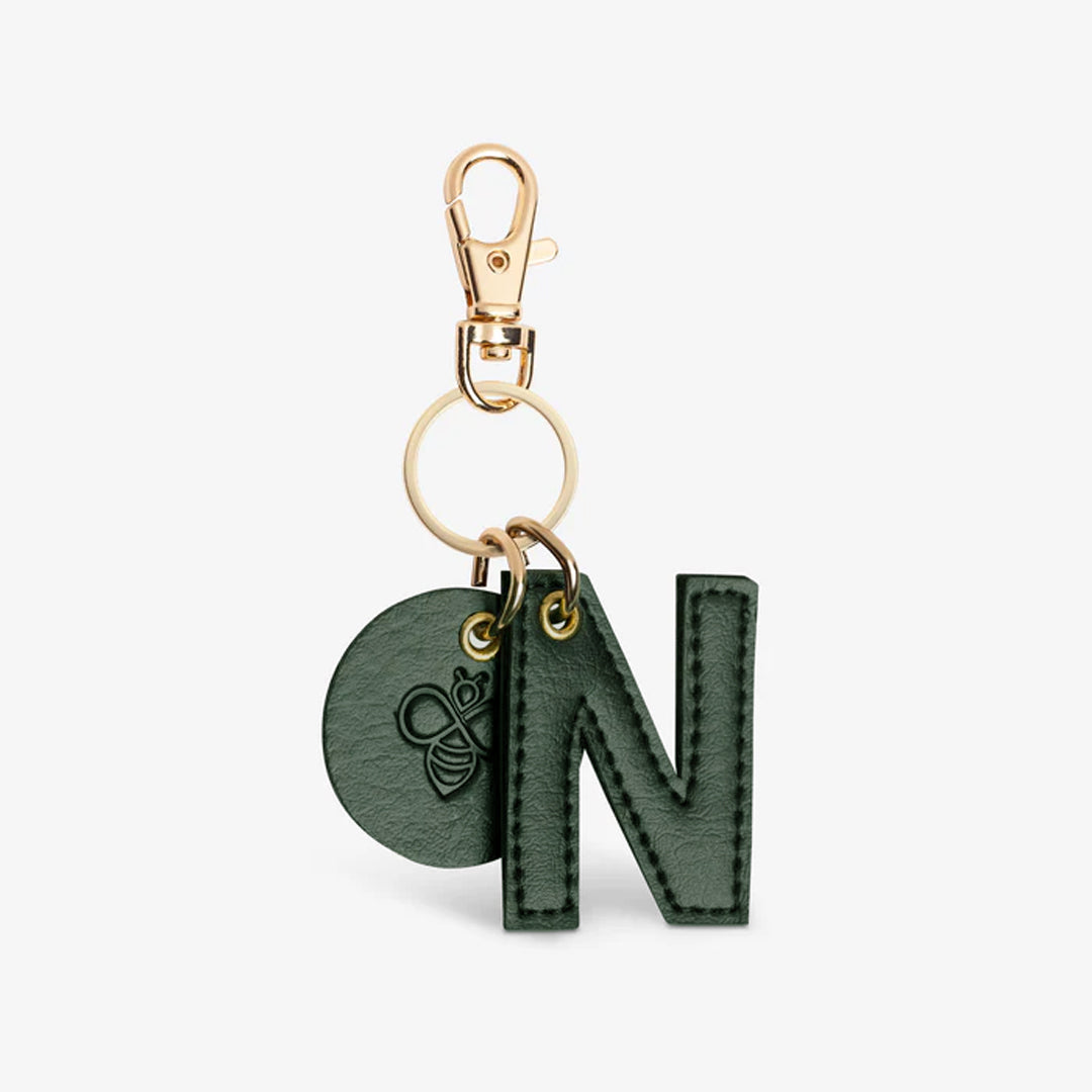 Alphabet Keyrings - Forest Green