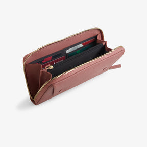 Verve Zip-around Womens Wallet - Dusty Rose