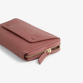 Verve Zip-around Womens Wallet - Dusty Rose