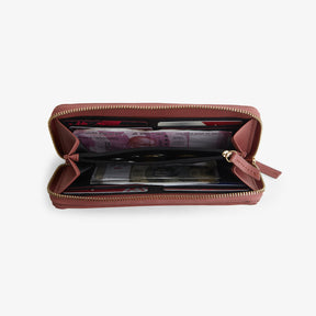 Verve Zip-around Womens Wallet - Dusty Rose