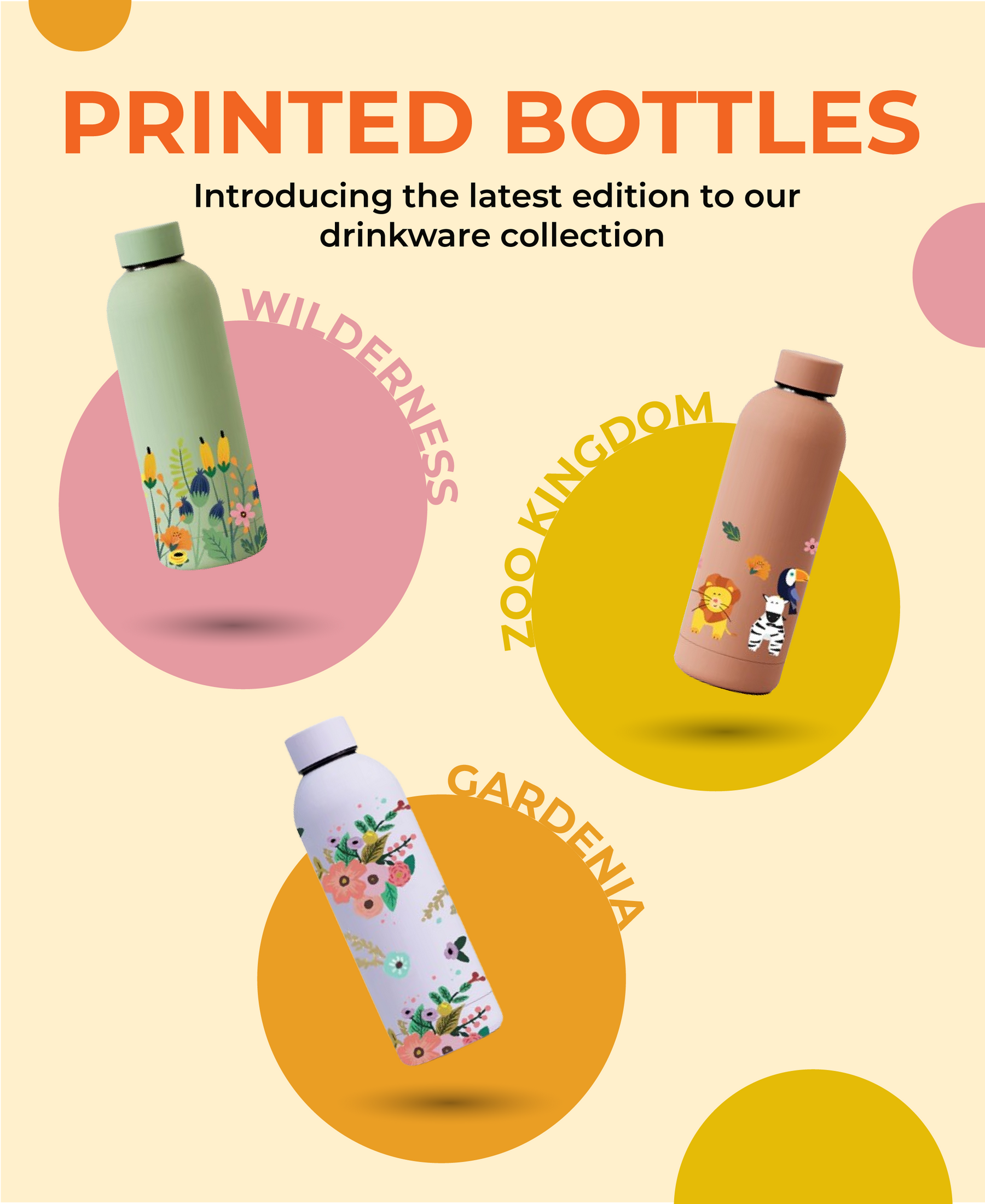 Quench - Water Bottle - Gardenia - 750ML