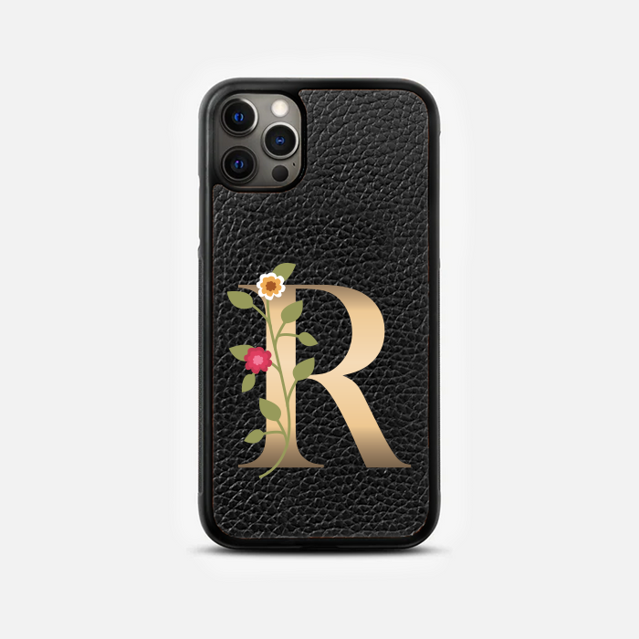 Personalised Leather iPhone Cover - Blossom