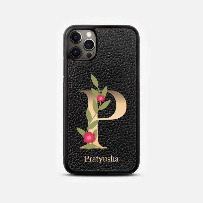 Personalised Leather iPhone Cover - Blossom