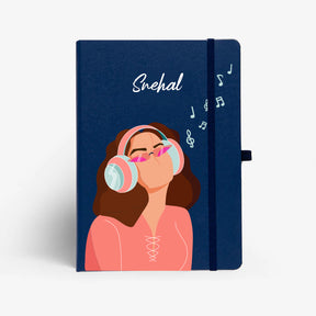 Personalised Hardbound Notebook - Unplugged