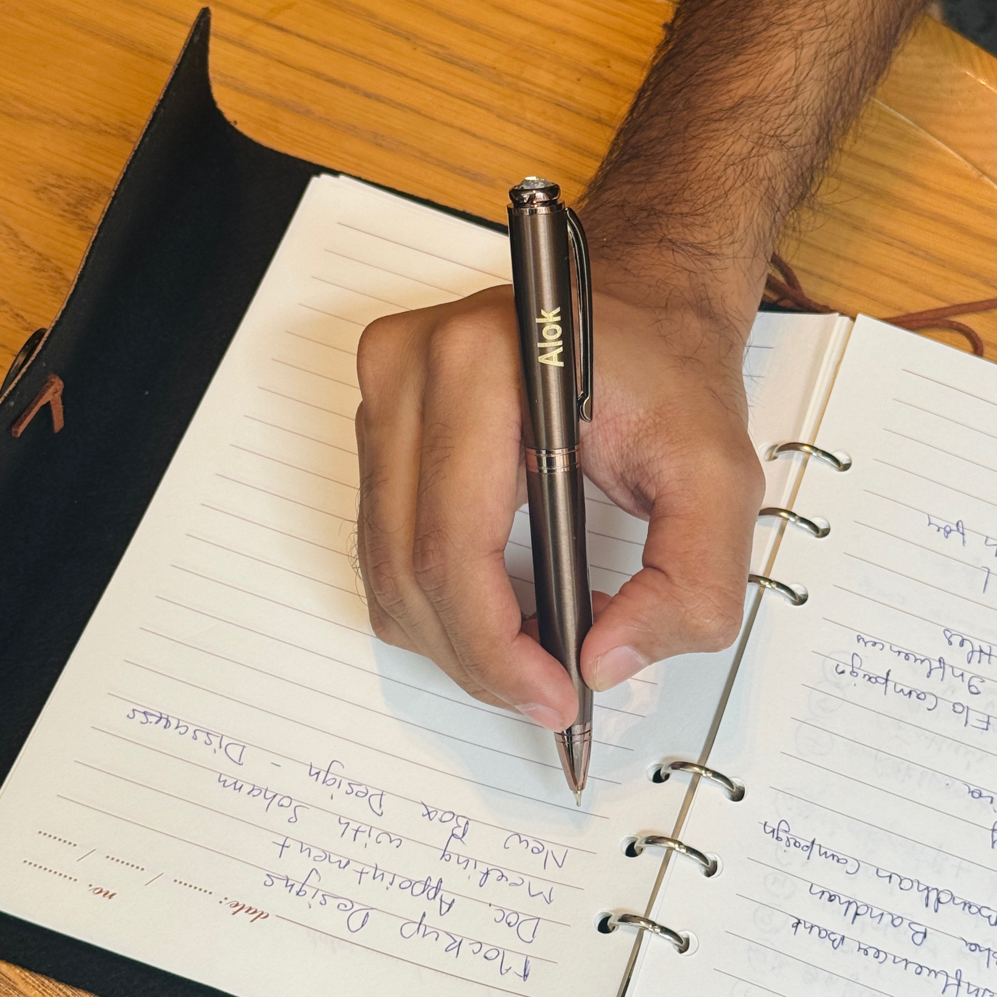 Cappuccino Personalised Pen | Coffee Pen in Brown