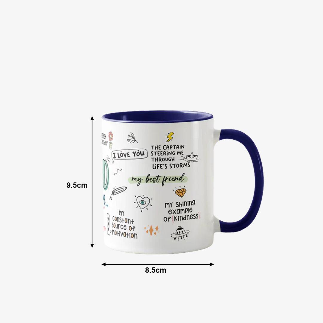 Ceramic Mug | Inspirational Coffee Cup for Dad