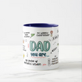 Ceramic Mug | Inspirational Coffee Cup for Dad
