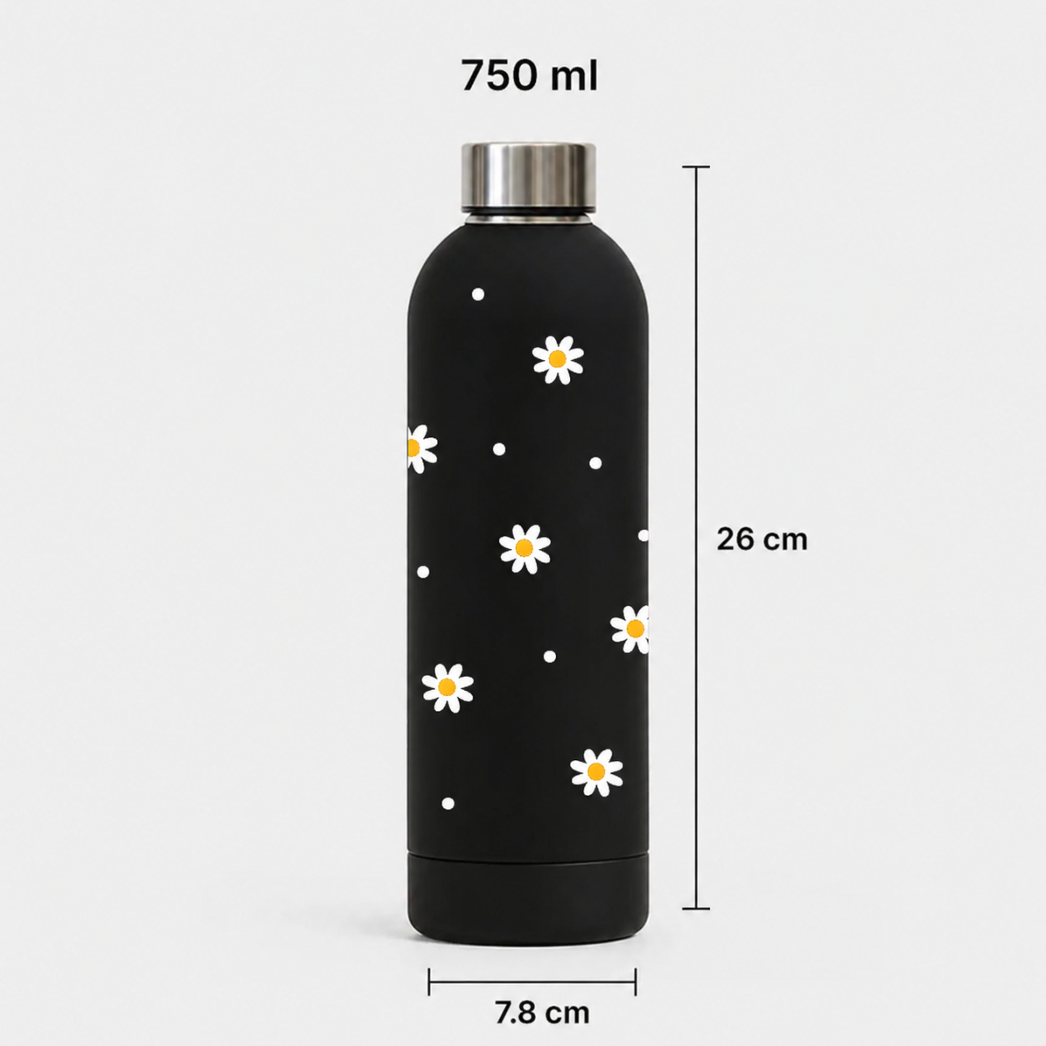 Quench - Insulated Water Bottle - Daisy (750ML)