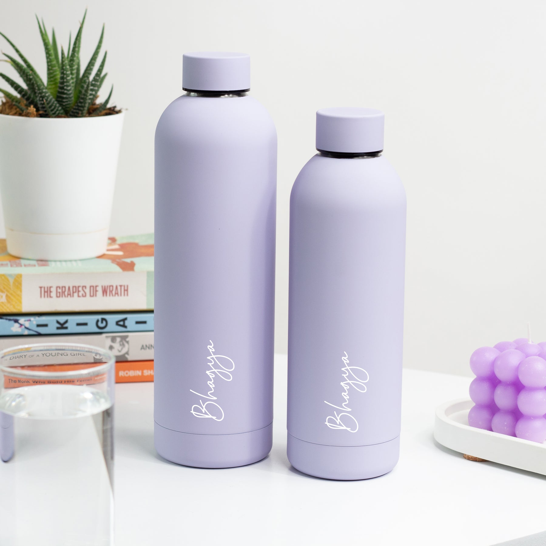 Quench - Personalised Water Bottle - Lilac