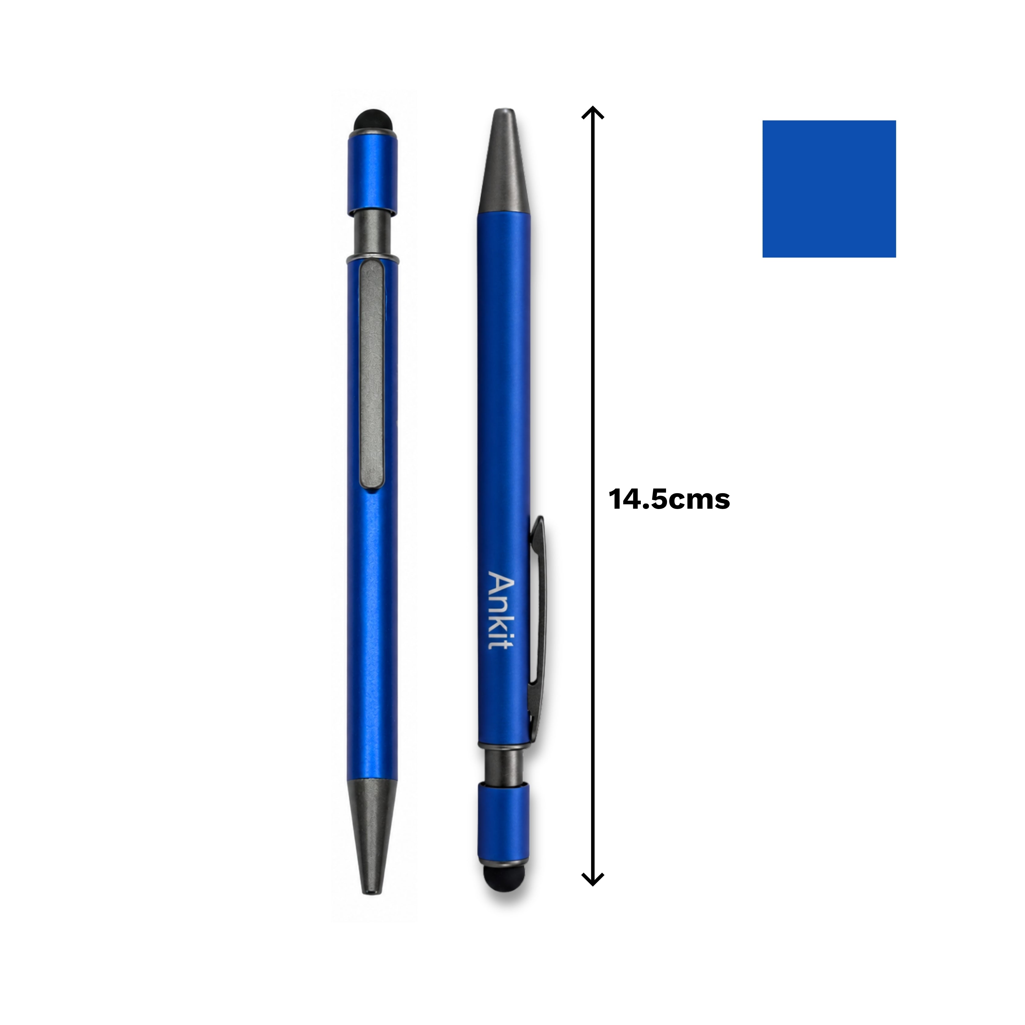 Personalised Fidget Spinner Pen - Electric Blue