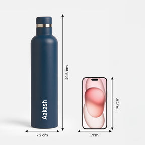 FLO – Premium Personalized Hydration Bottle - Deep Blue (750 ML)