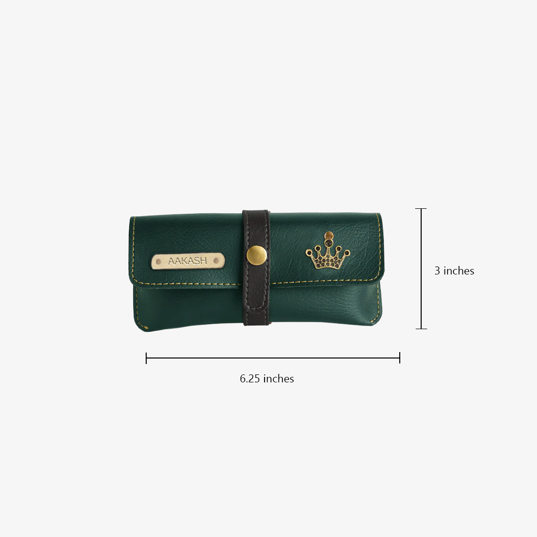 Eyewear Case With Strap - Forest Green