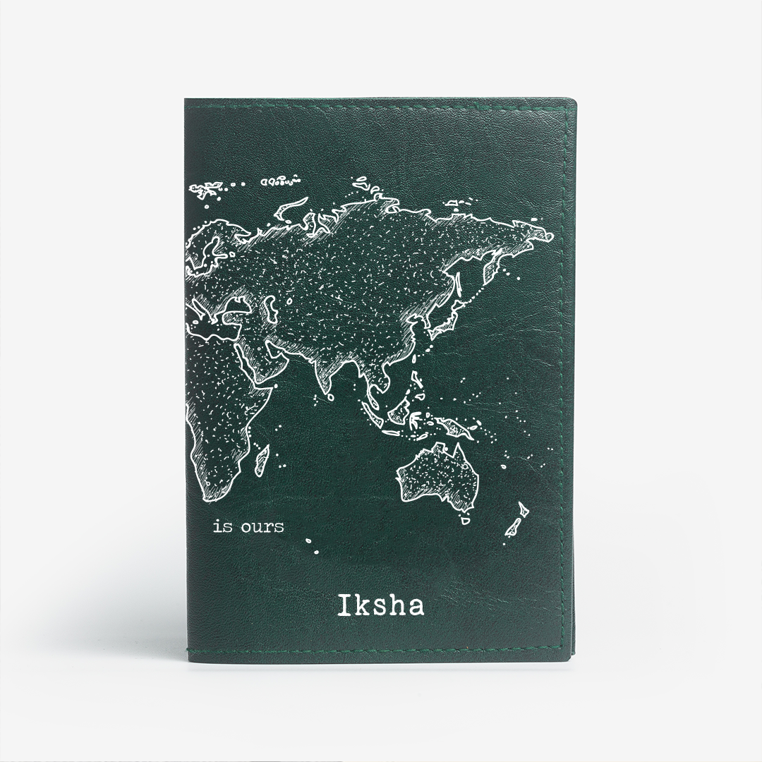 The World is Ours - Personalized Couple Passport Cover