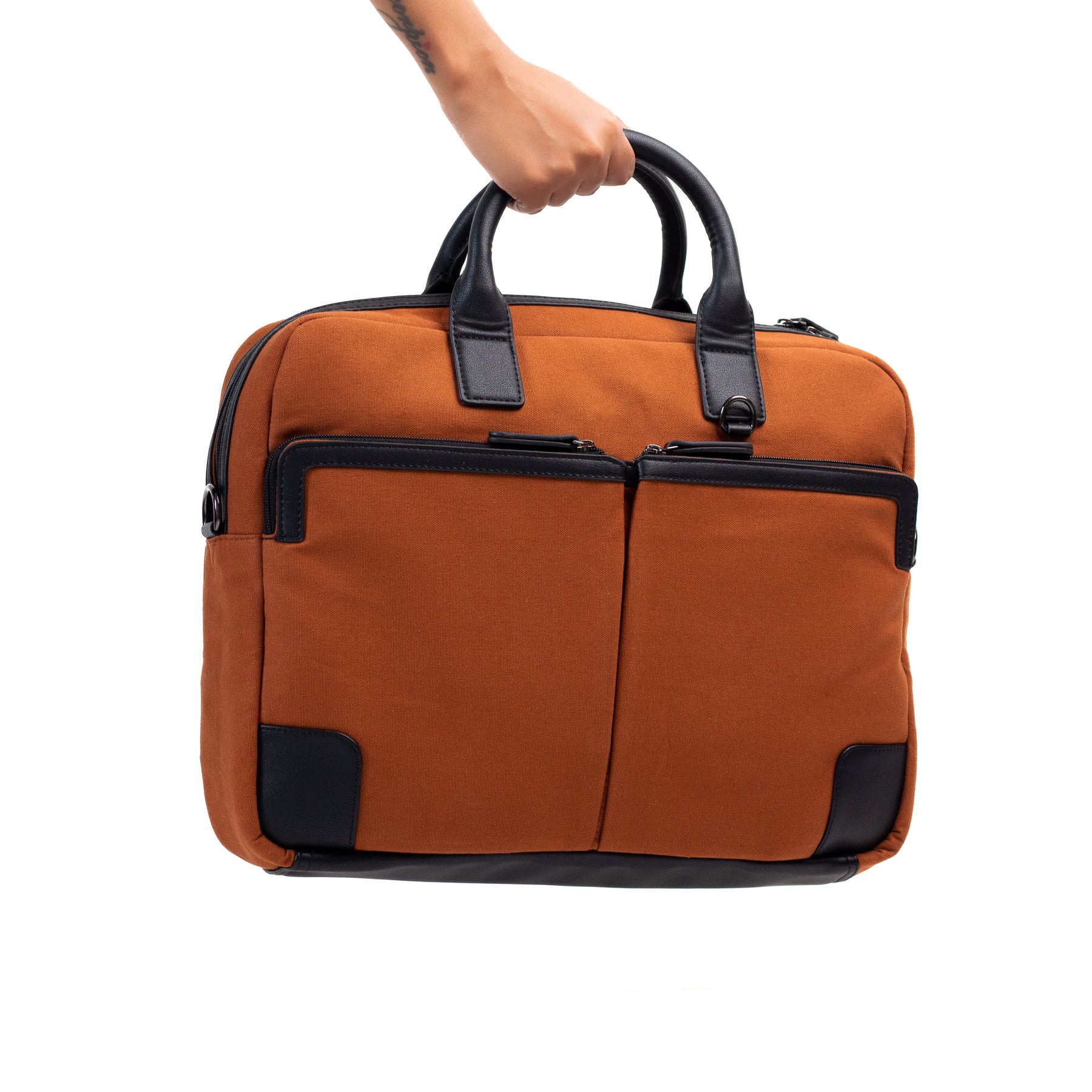 Personalised Urban Laptop Bag - Rust