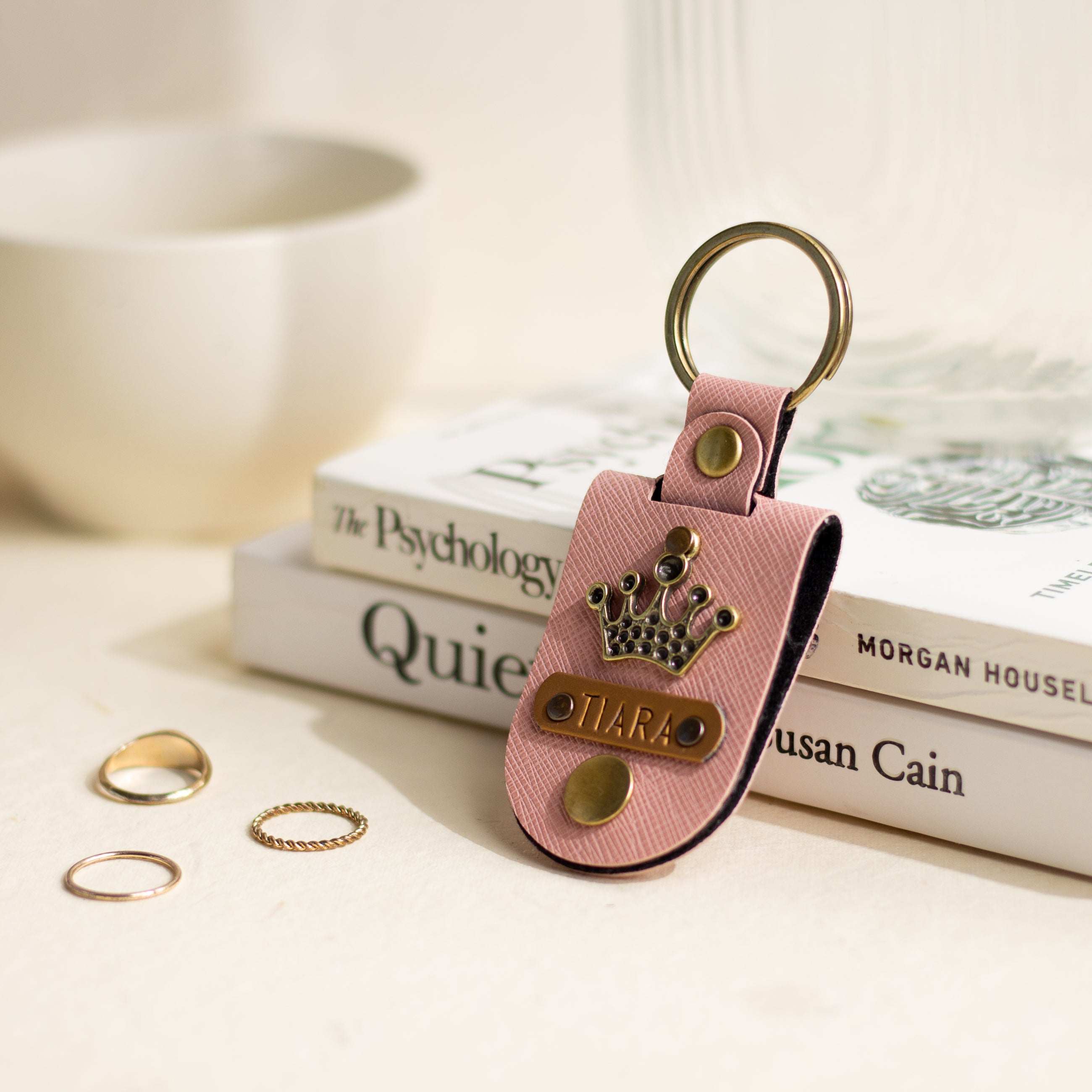 Personalised Photo Keychain - Salmon Pink - Offer