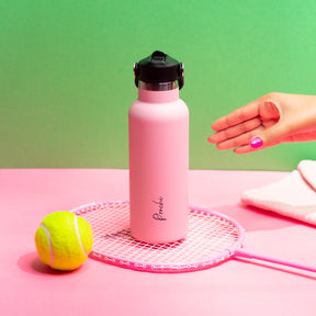 Quench Plus- Personalised Sipper Water Bottle - Pink
