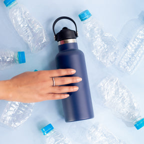 Quench Plus- Personalised Sipper Water Bottle - Blue