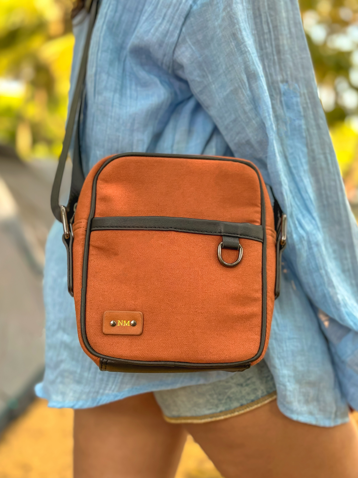 Personalised City Sling - Rust