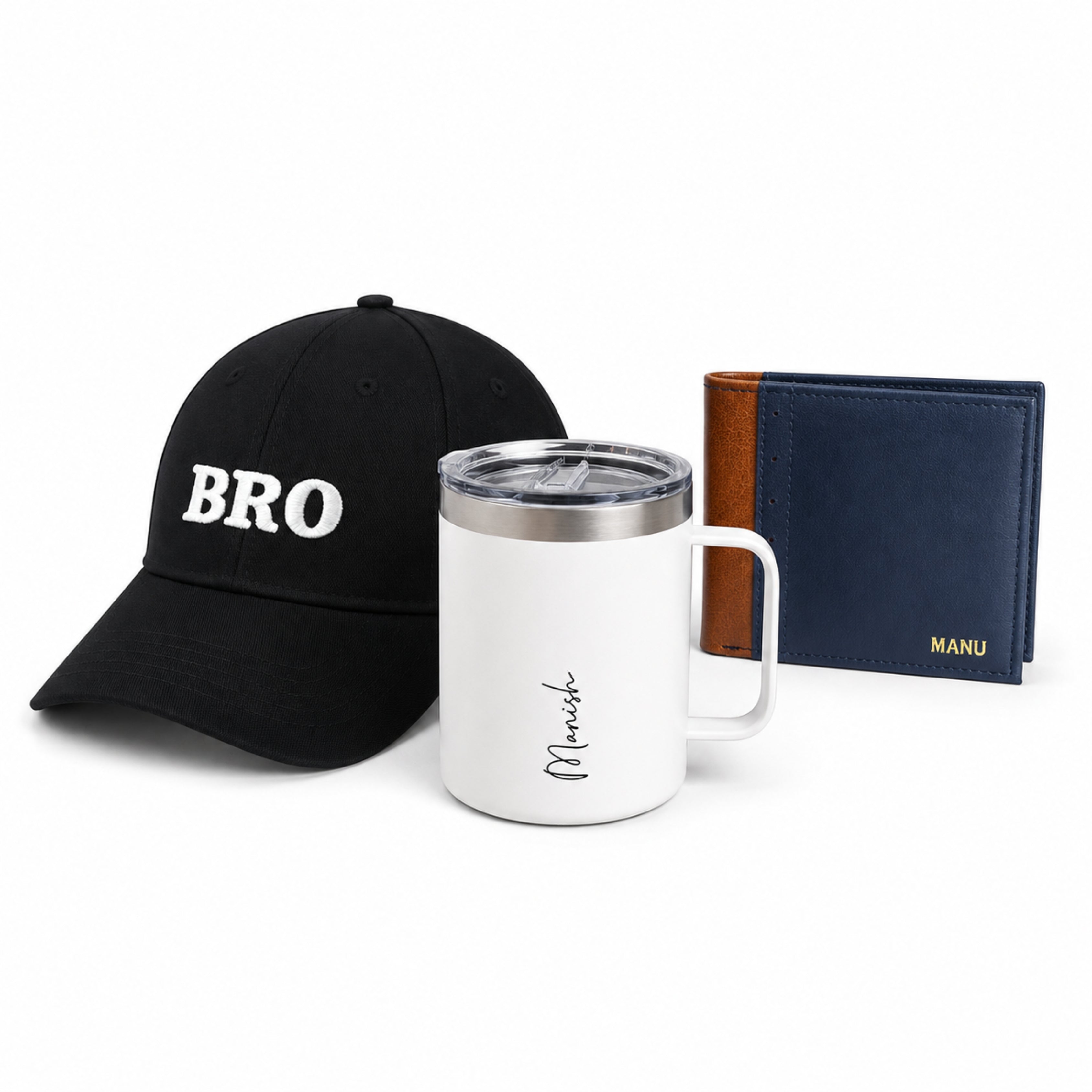 Bro’s Daily Essentials - Personalised Rakhi Gift Hamper