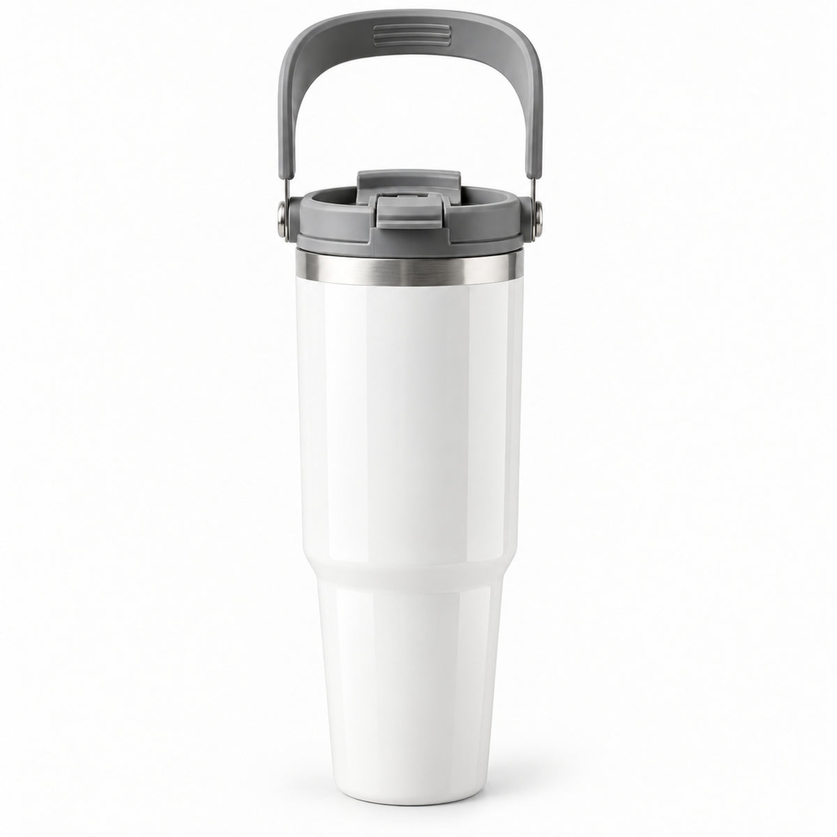 Hydra 900ML Bottle with Smart Lid – White