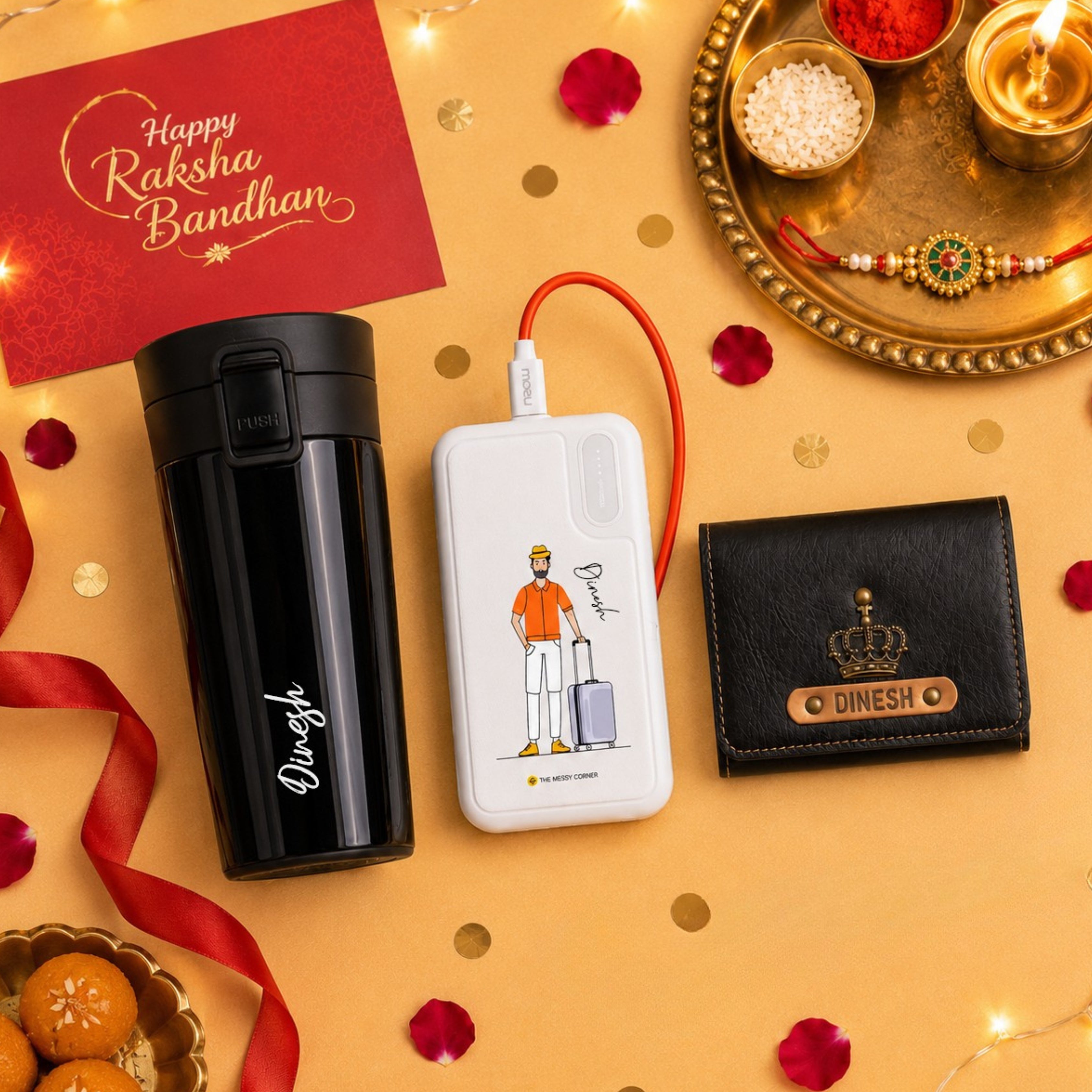 Bro On The Go - Personalised Rakhi Gift Hamper
