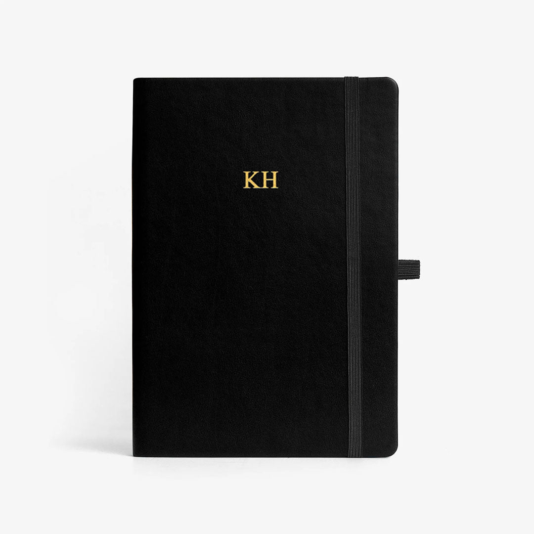 Personalised Hardbound Notebook for Brother - Black