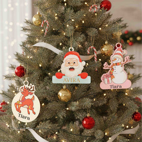 Christmas Ornaments - Set of 3 (Personalised)