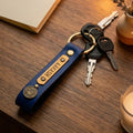 Personalized Keychain - Dark Blue