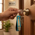 Personalized Keychain - Light Blue
