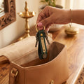 Personalized Keychain - Forest Green