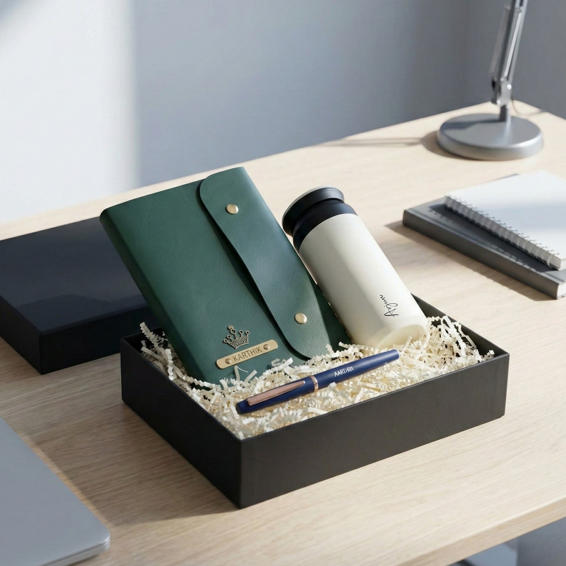 Holiday Desk Essentials | Personalised Valentine's Hamper for Him