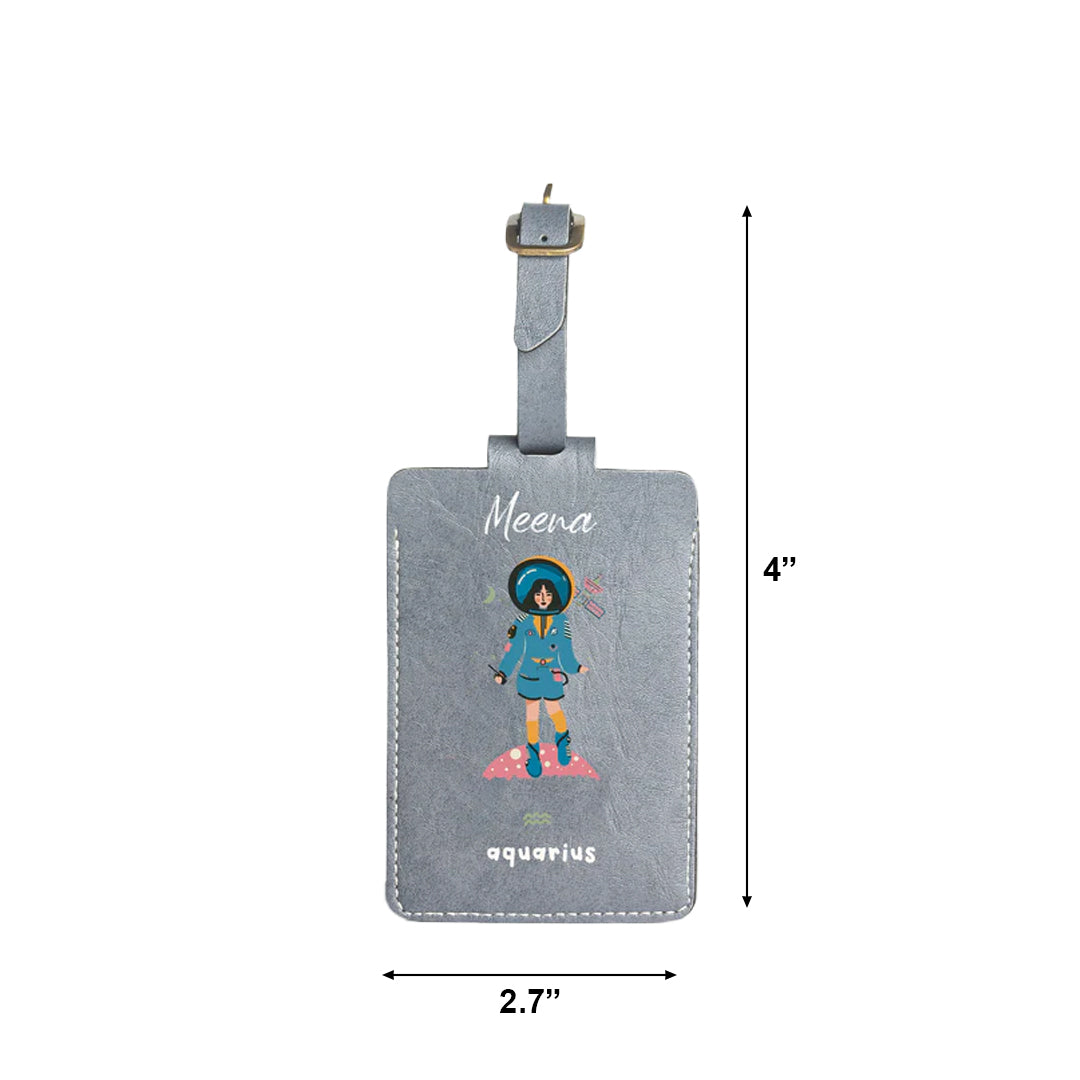Personalised Luggage/Baggage Tag - Alluring Aquarius