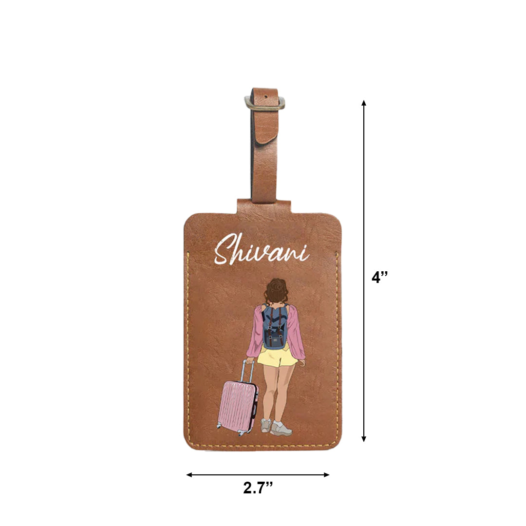 Personalised Luggage/Baggage Tag - Explorer