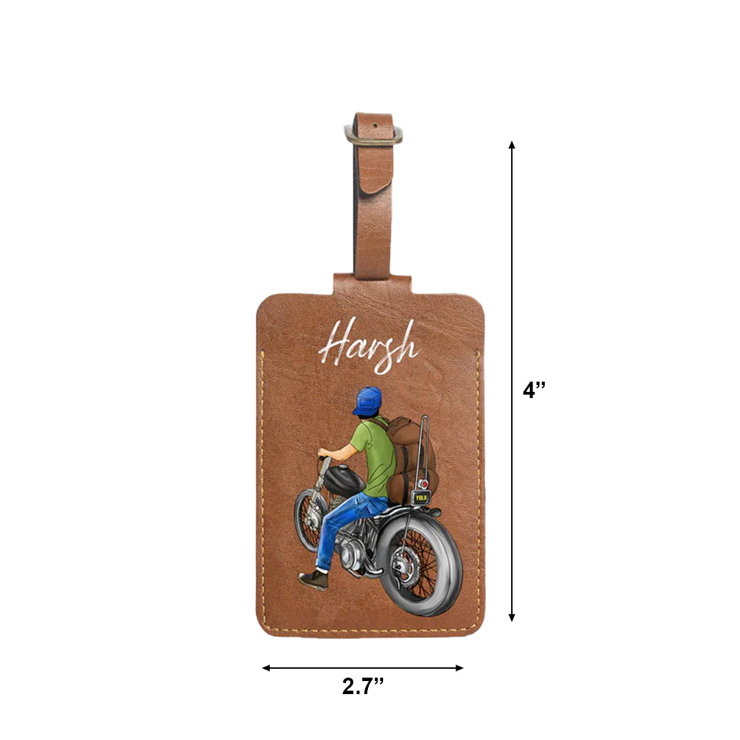 Personalised Luggage/Baggage Tag - Road Rush