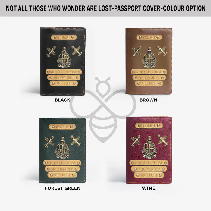 Passport Cover - Not All Those Who Wander Are Lost