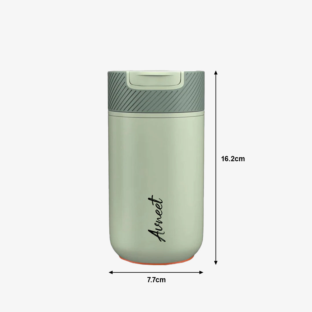 Never-Spill Suction Tumbler- Sage Green