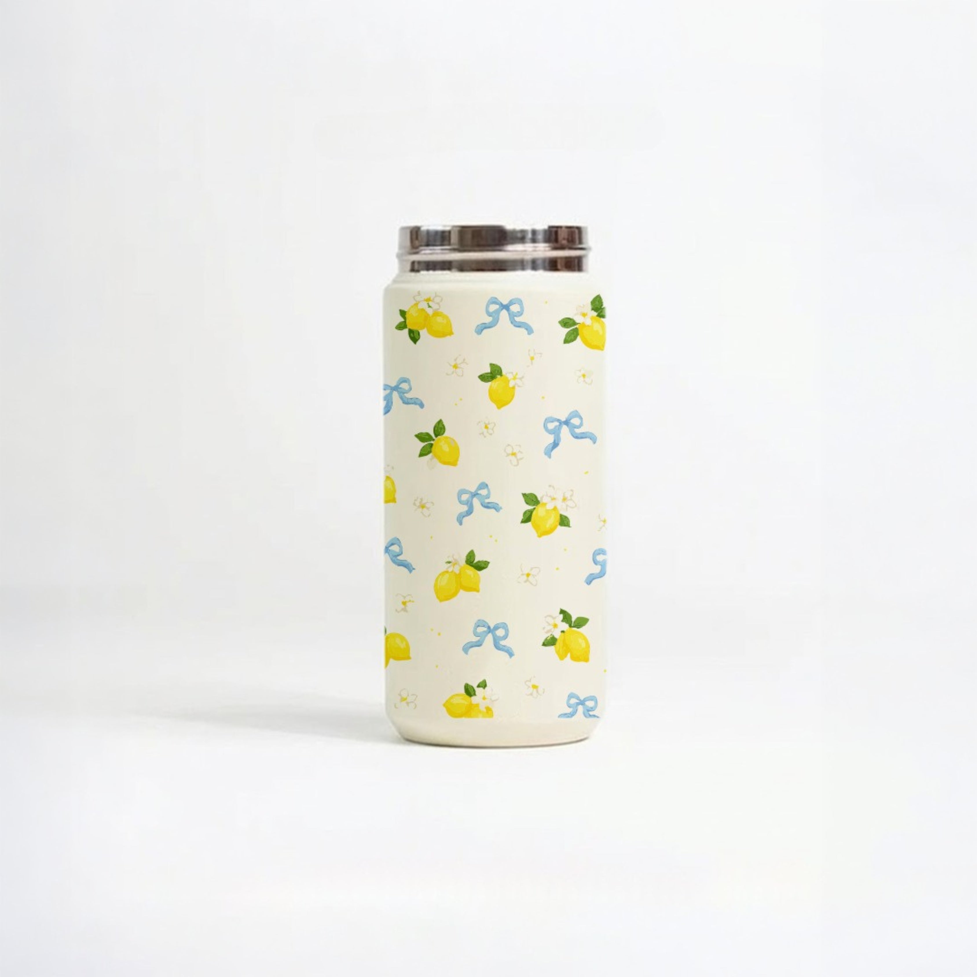 Insulated Coffee Tumbler – Italian Summer (Ivory)