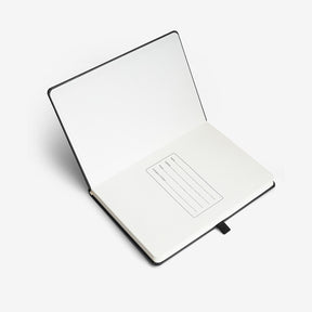 Personalised Black Hardbound Notebook - Gift for Men