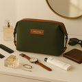 Personalised Canvas Pouch - Olive