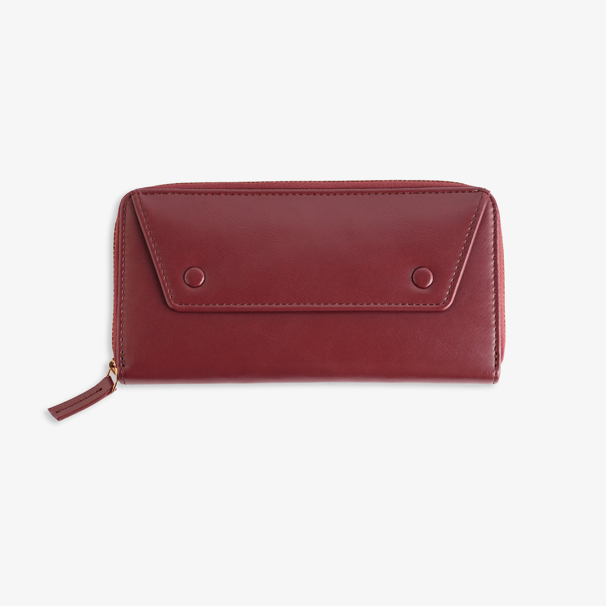 Verve Zip-around Womens Wallet - Wine