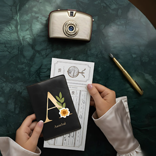 Personalized Passport Cover - Blossom