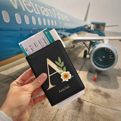 Personalized Passport Cover - Blossom