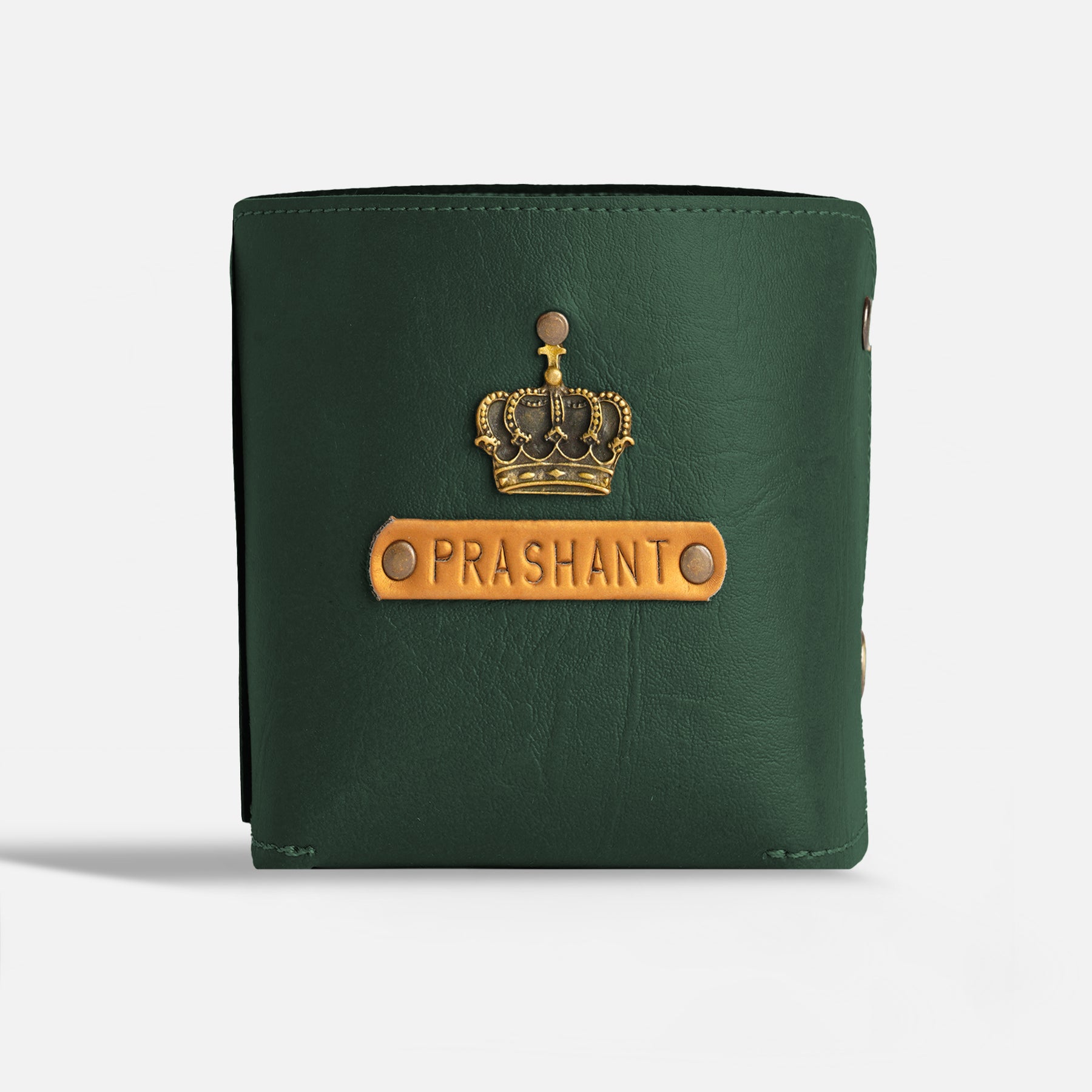 Personalised Pen Stand Holder - Forest Green
