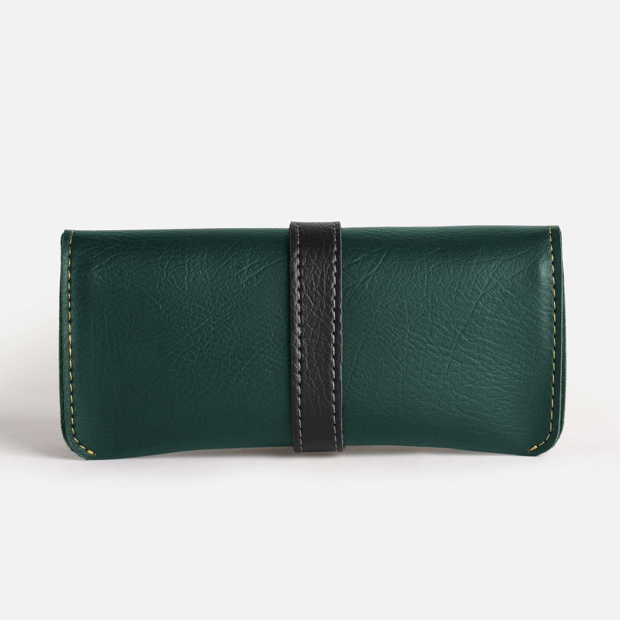 Eyewear Case With Strap - Forest Green