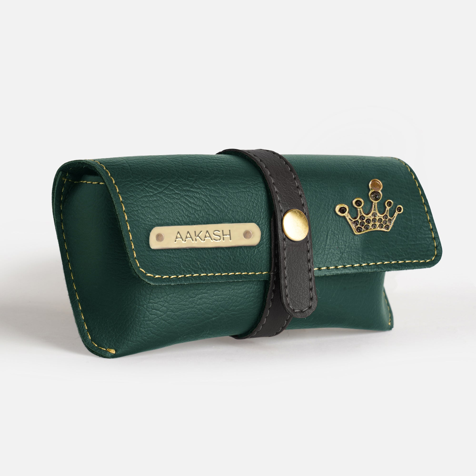 Eyewear Case With Strap - Forest Green