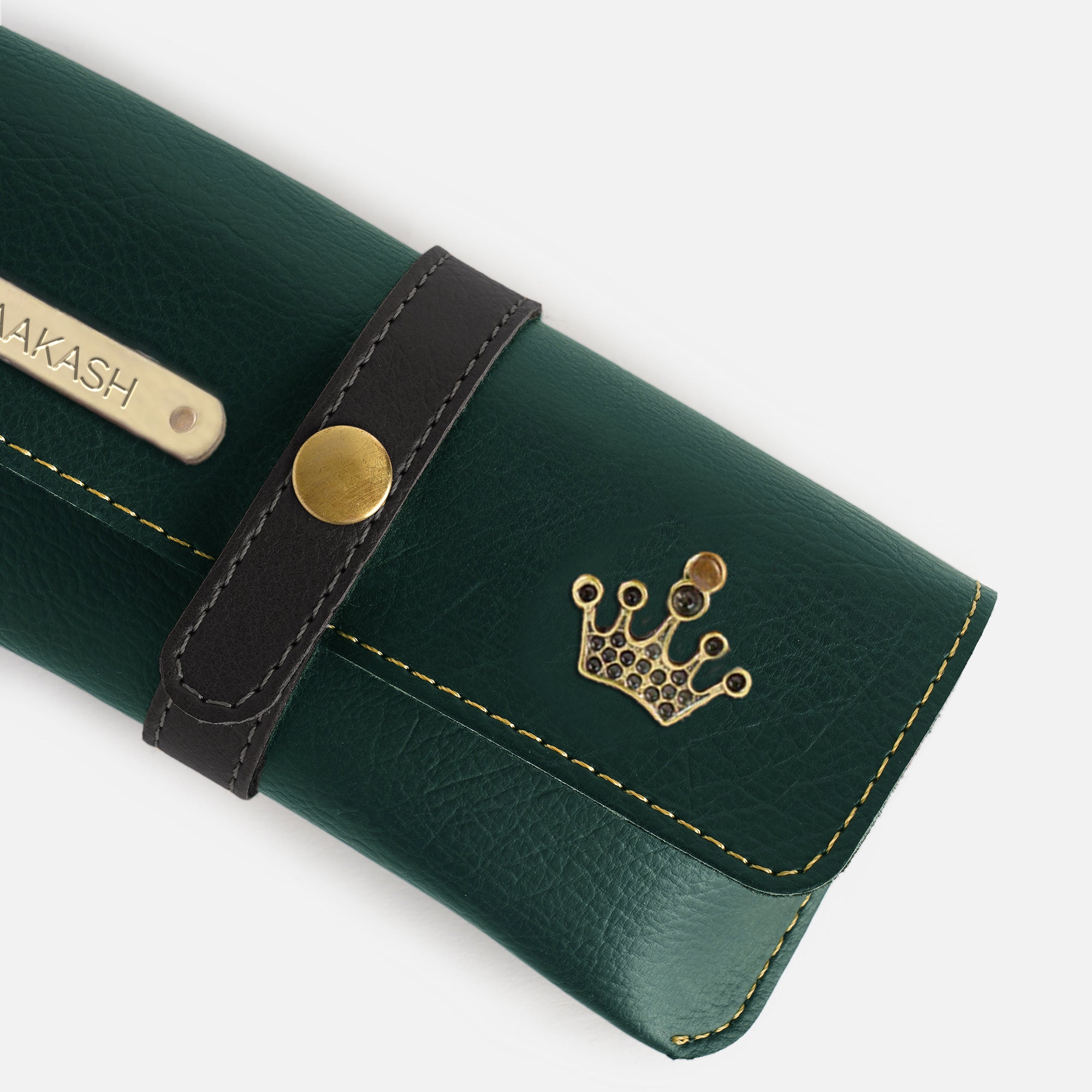 Eyewear Case With Strap - Forest Green
