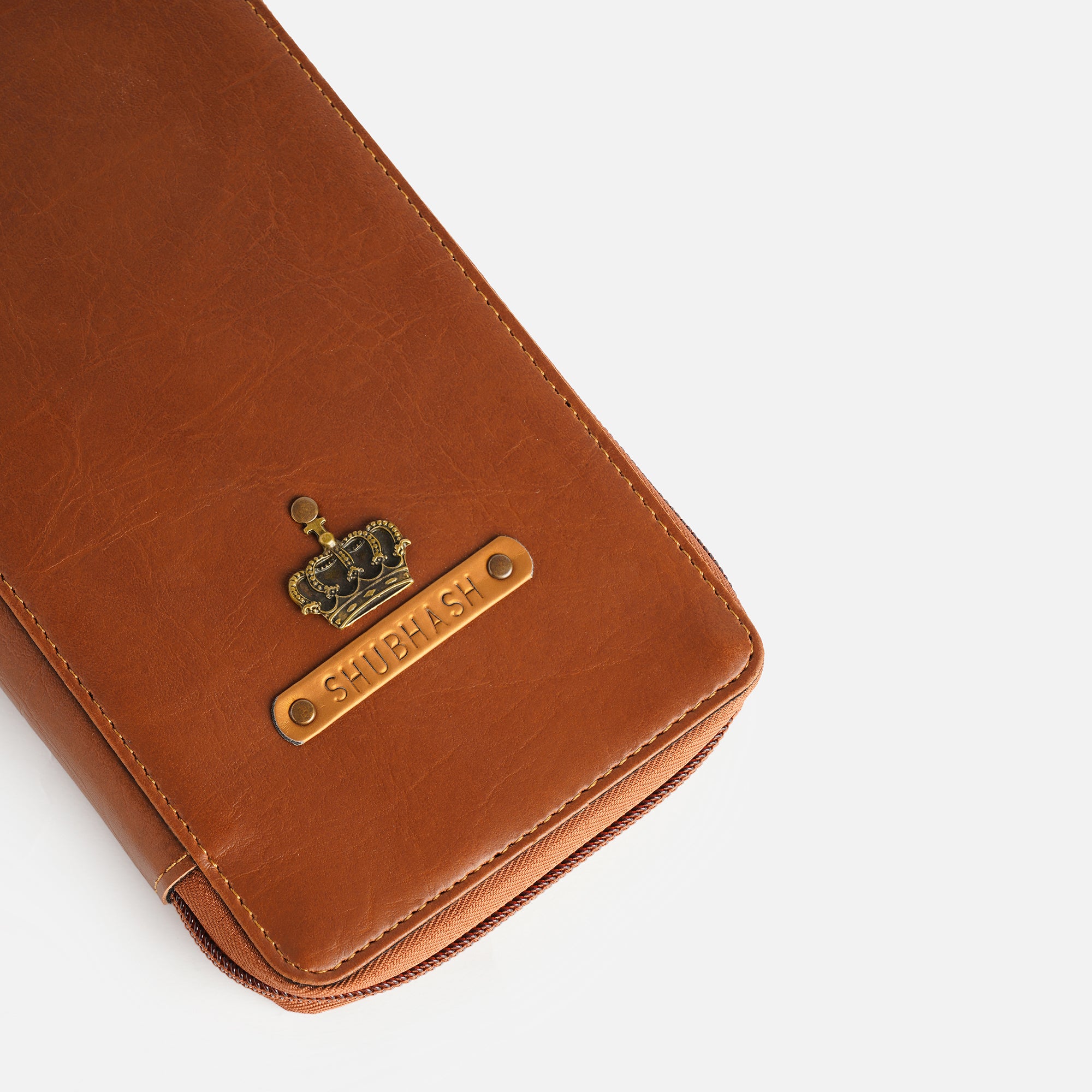 Personalised Tech Organiser - Tan