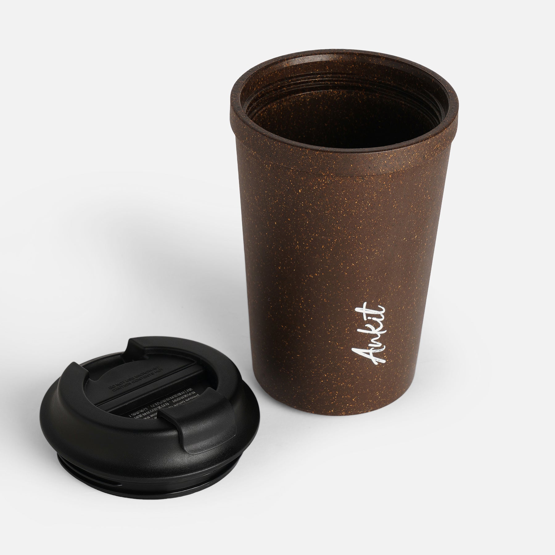 Personalised Never-Spill Coffee Cup