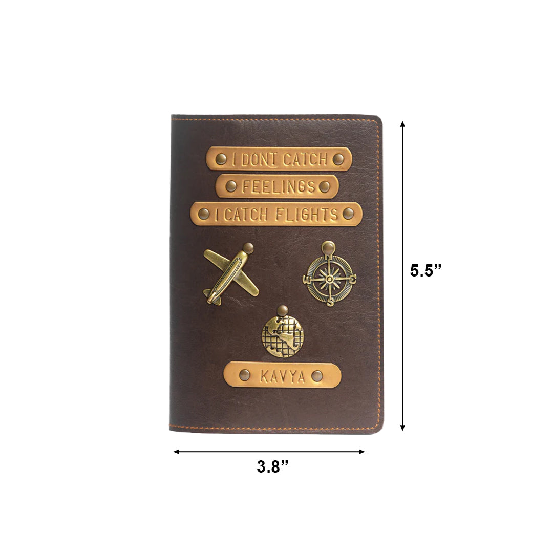 Passport Cover - I Don't Catch Feelings I Catch Flights