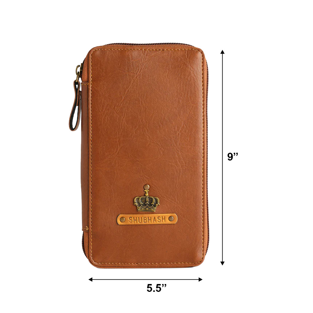 Personalised Tech Organiser - Tan